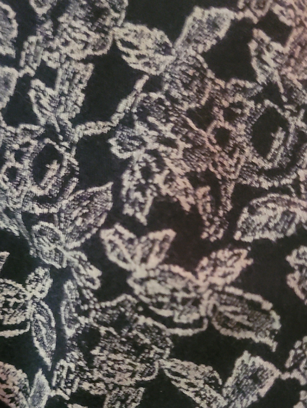 Lucky Brand Black and Cream Floral Boho Peasant Top 1X - Picture 4 of 8